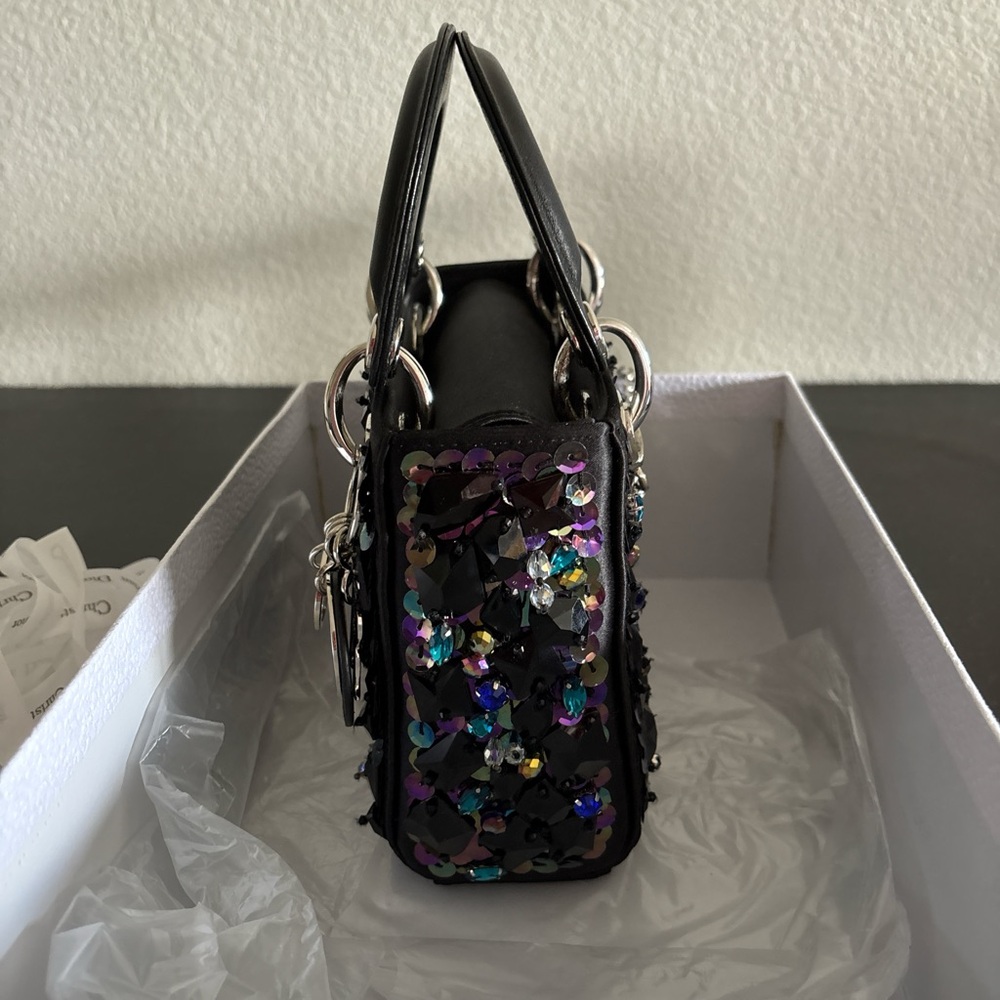Dior Black Mini Bag with Embellishments - Picture 6 of 6